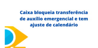 bloqueio e ajuste de calendário caixa