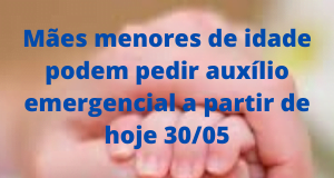 Auxilio emergencial para mães solteriras