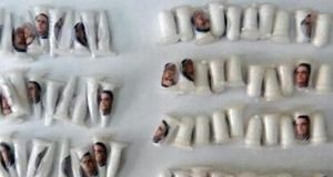 Foto de Bolsonaro em cocaina