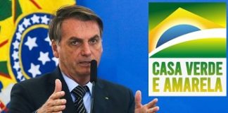 Casa verde e amarela