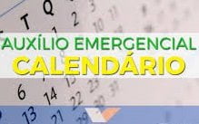 calendário auxilio emergencial