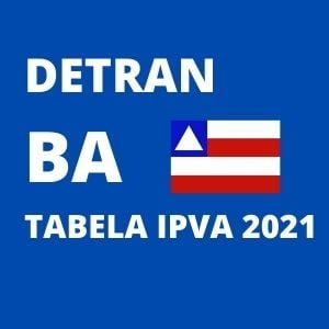 Tabela IPVA 2021