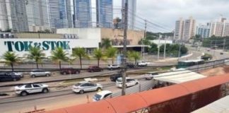 Obra avenida Tancredo Neves