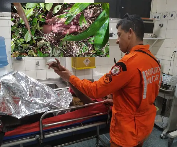 mulher encontrada em matagal