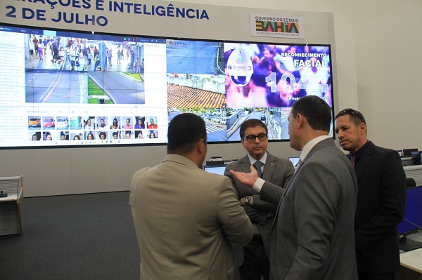 Reconhecimento Facial é apresentado para comitiva