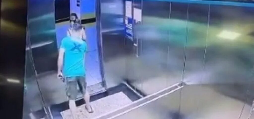 Importunação: Homem apalpa mulher elevador na cidade de Fortaleza (CE).