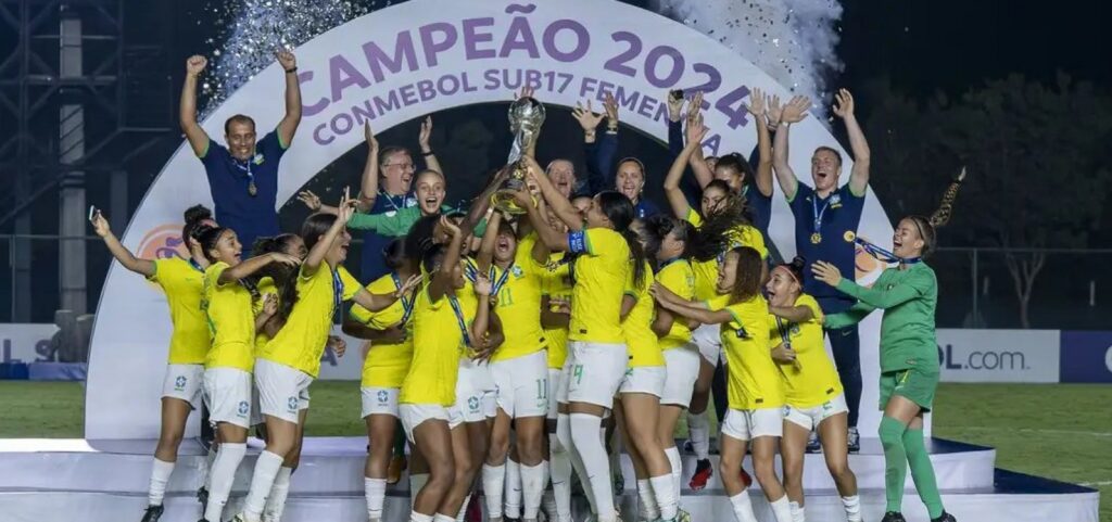 Seleção brasileira feminina sub-17 conquista o penta do Sul-Americano.
