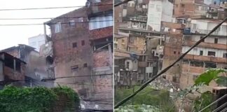 Efeito chuva: Desabamento é registrado no bairro de São Caetano