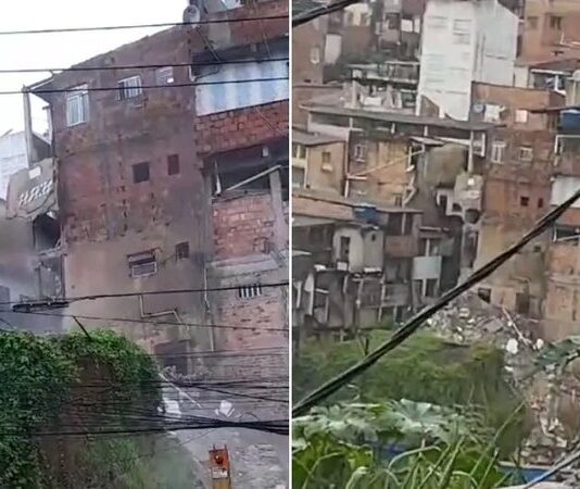 Efeito chuva: Desabamento é registrado no bairro de São Caetano