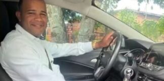 Carro foi localizada incendiado, taxista segue desaparecido.