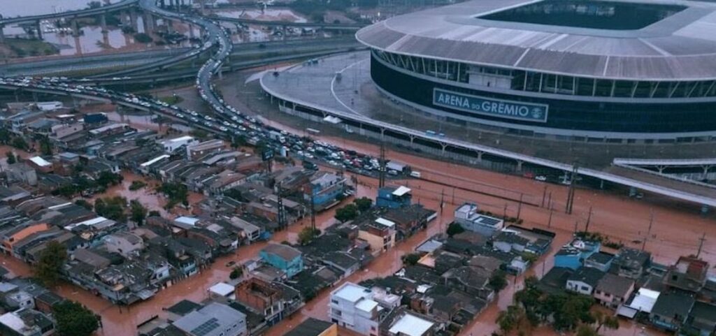 Cai para 4,74 metros nível do Rio Guaíba