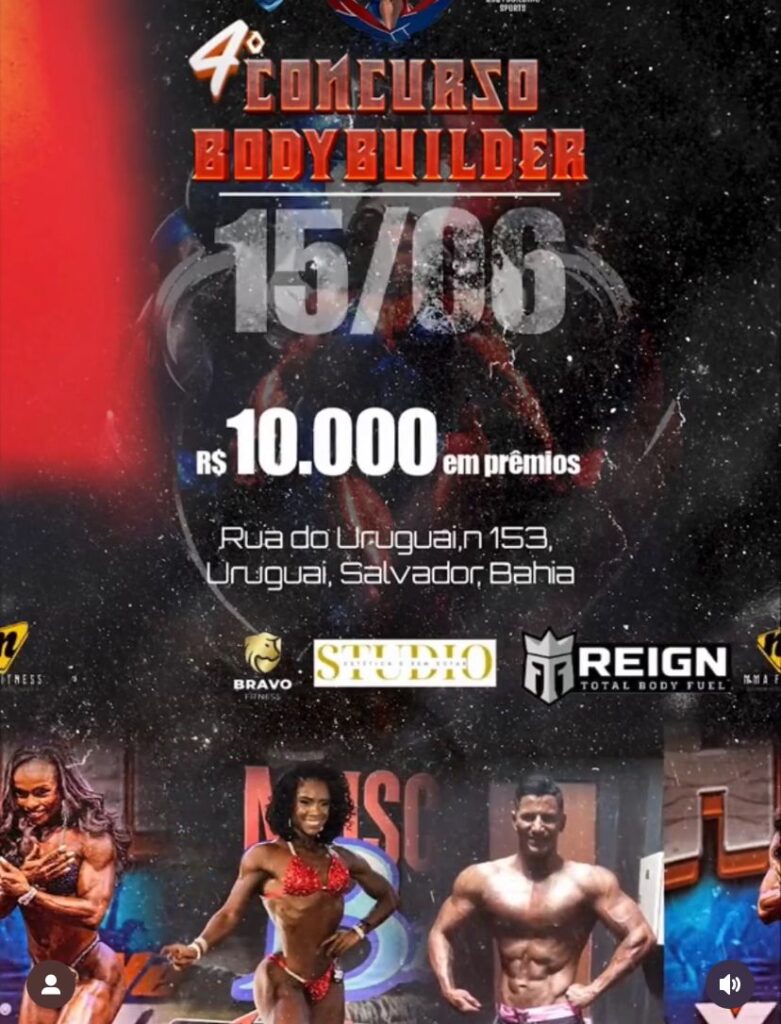 4ª Edição do Concurso Bodybuilding é realizado em Salvador