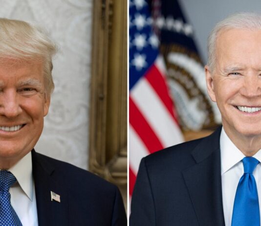 Conforme a Ipsos, Biden e Trump estão tecnicamente empatados