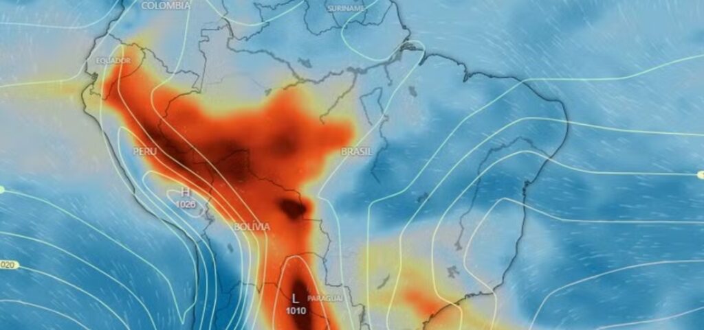 Fumaça de incêndios de estados brasileiros pode chegar à Argentina e ao Uruguai