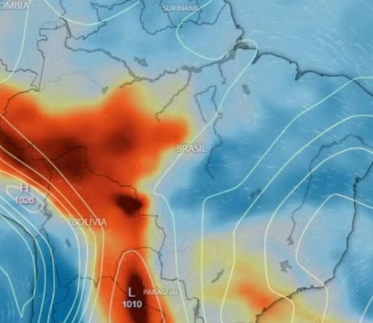 Fumaça de incêndios de estados brasileiros pode chegar à Argentina e ao Uruguai