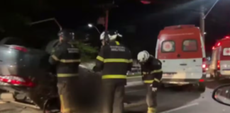 Tenente-coronel da PM morre após carro capotar no bairro da Calçada