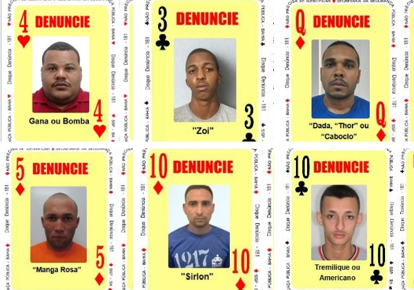 atualização do baralho do crime
