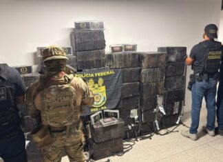 Uma tonelada de cocaína apreendia no Porto de Salvador