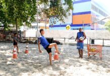 Aulas de futevôlei, karatê e capoeira promovidas pela GCM mudam rotina de crianças na região de Fazenda Grande do Retiro
